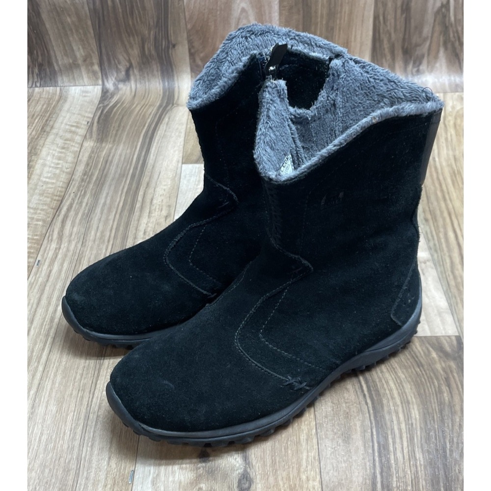 Sorel Boots Maribel Women's 6 Mid-Calf Thinsulate Waterproof Black Inside Zipper - Picture 2 of 10